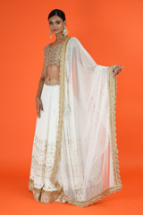 Ivory Chikankari Lehenga SetDSC02349