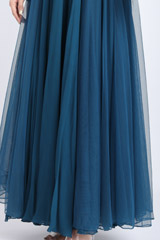 Teal Blue Peplum GownIMG_6753