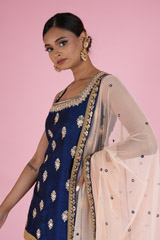 Mirror And Thread Work Gharara SetDSC02307