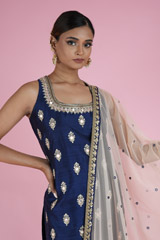 Mirror And Thread Work Gharara SetDSC02313