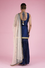 Mirror And Thread Work Gharara SetDSC02320