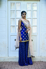 Mirror And Thread Work Gharara Set_DSC2375