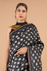 Grey  Silk  SareeDSC03659