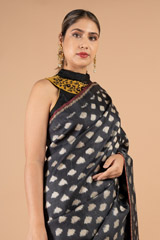 Grey  Silk  SareeDSC03663