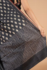 Grey  Silk  SareeDSC03664