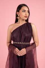 Purple Foil Ombre DressDSC03050