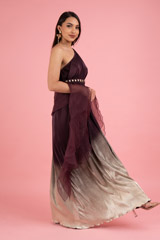 Purple Foil Ombre DressDSC03054