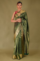 Green  Silk  SareeDSC07322