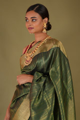 Green  Silk  SareeDSC07324