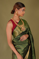 Green  Silk  SareeDSC07325