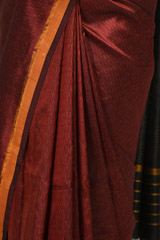 Maroon Silk Saree_DSC1349
