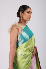 Parrot Green SareeIMG_9454