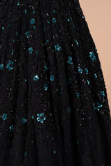 Black and Teal Off-Shoulder KalidarDSC09249