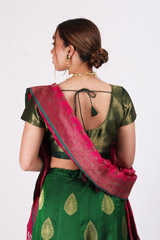 Green Kanchivaram LehengaIMG_0127