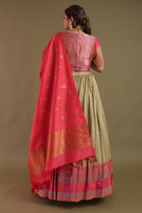 Beige Banarasi LehengaDSC04378