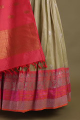 Beige Banarasi LehengaDSC04380