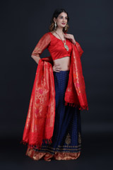 Blue Katdana LehengaIMG_0143