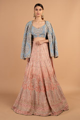 Old Rose Ombre Lehenga