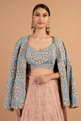 Old Rose Ombre LehengaDSC01572