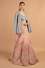 Old Rose Ombre LehengaDSC01575