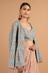 Old Rose Ombre LehengaDSC01576