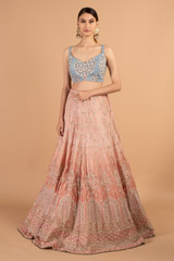 Old Rose Ombre LehengaDSC01577