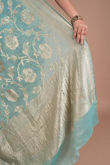 Green Georgette SareeDSC06023