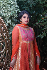 Orange Zardozi Anarkali Kurta SetIMG_9747