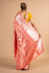 Coral Silk SareeDSC00732