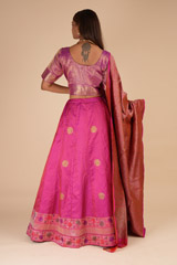 Pink Banarasi LehengaDSC09692
