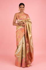 Golden Silk Saree