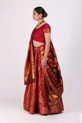 Red Kanchivaram LehengaIMG_9653