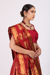 Red Kanchivaram LehengaIMG_9657