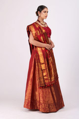 Red Kanchivaram LehengaIMG_9658