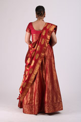 Red Kanchivaram LehengaIMG_9663