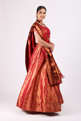 Red Kanchivaram LehengaIMG_9665