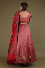 Red Kanchivaram LehengaDSC02751