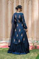 Blue Zardozi Silk Kurta Lehenga_DSC0917-Edit
