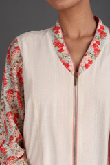 Beige Printed Kurta SetIMG_1306