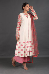 Beige Printed Kurta SetIMG_1314