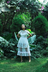 Mint Two Tier Embroidered Dress255_video