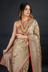 Cream Handwoven Saree_DSC2361