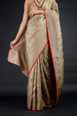 Cream Handwoven Saree_DSC2364