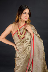 Cream Handwoven Saree_DSC2373