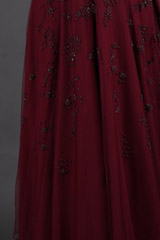 Wine Princess GownIMG_2434