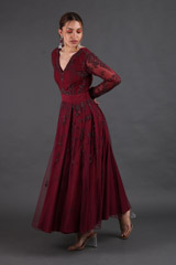 Wine Princess GownIMG_2437