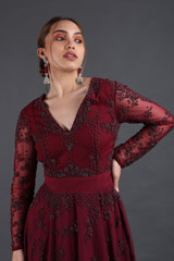 Wine Princess GownIMG_2440