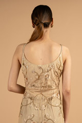 Beige Embroidered JumpsuitDSC01499