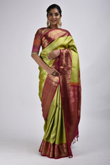 Green Silk Saree2594_video