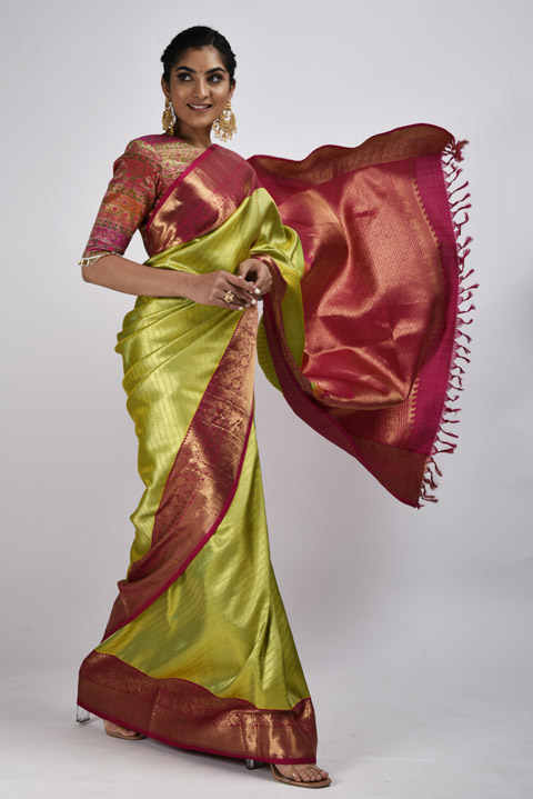 Green Silk Saree